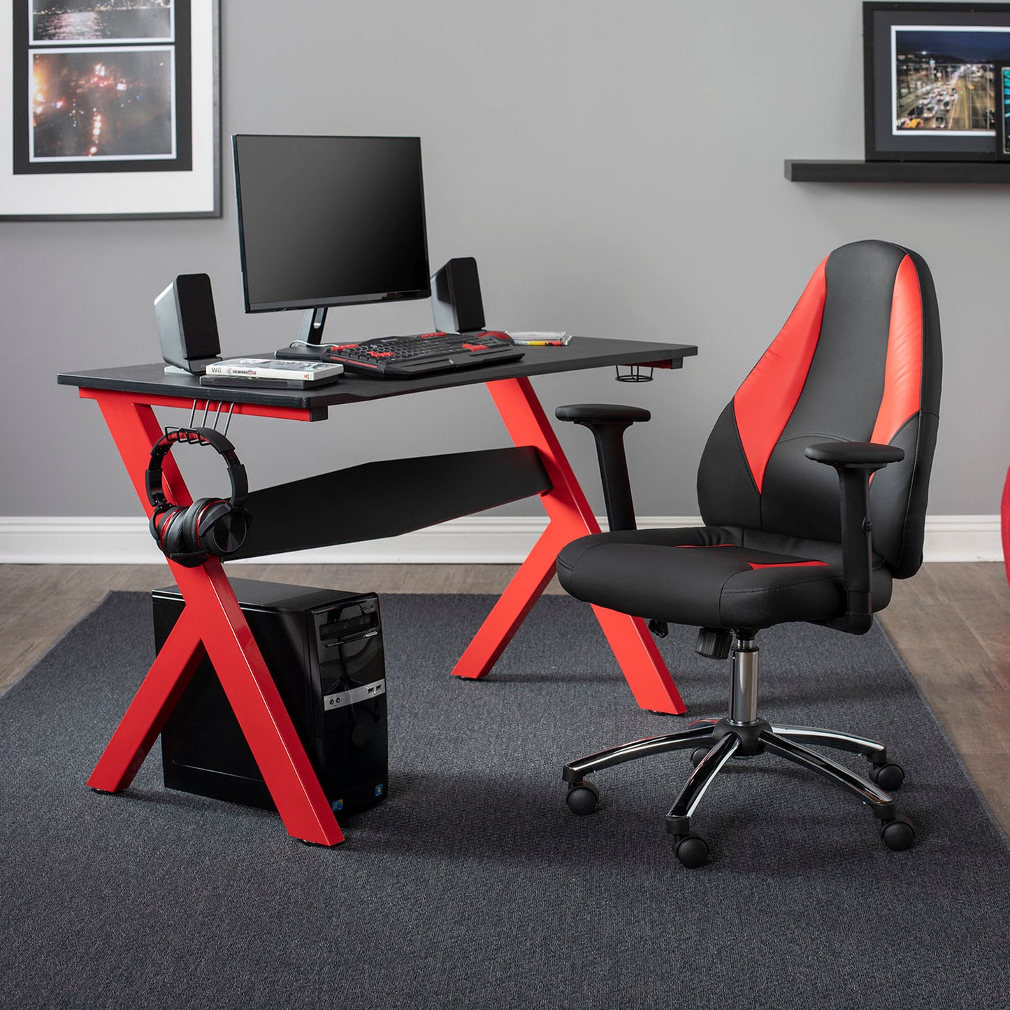 SD Gamer - Contoured Swivel, Gamer/Office Chair