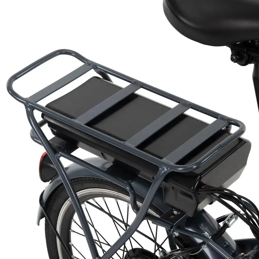 Huffy - Oslo Folding E-Bike w/ 25 mi max Operating Range & 20 mph max Speed - Blue