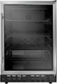 Insignia - 165-Can Built-In Beverage Cooler - Stainless Steel