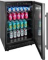 Insignia - 165-Can Built-In Beverage Cooler - Stainless Steel