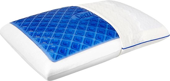 Sealy - Chill Gel Memory Foam Bed Pillow - Blue