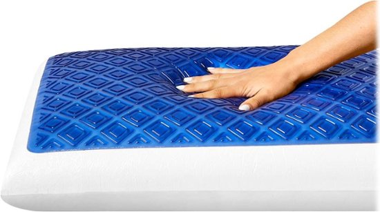 Sealy - Chill Gel Memory Foam Bed Pillow - Blue