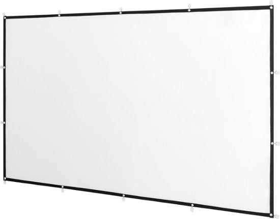 Insignia™ - 100" Home Theater Portable Folding Projector Screen - White