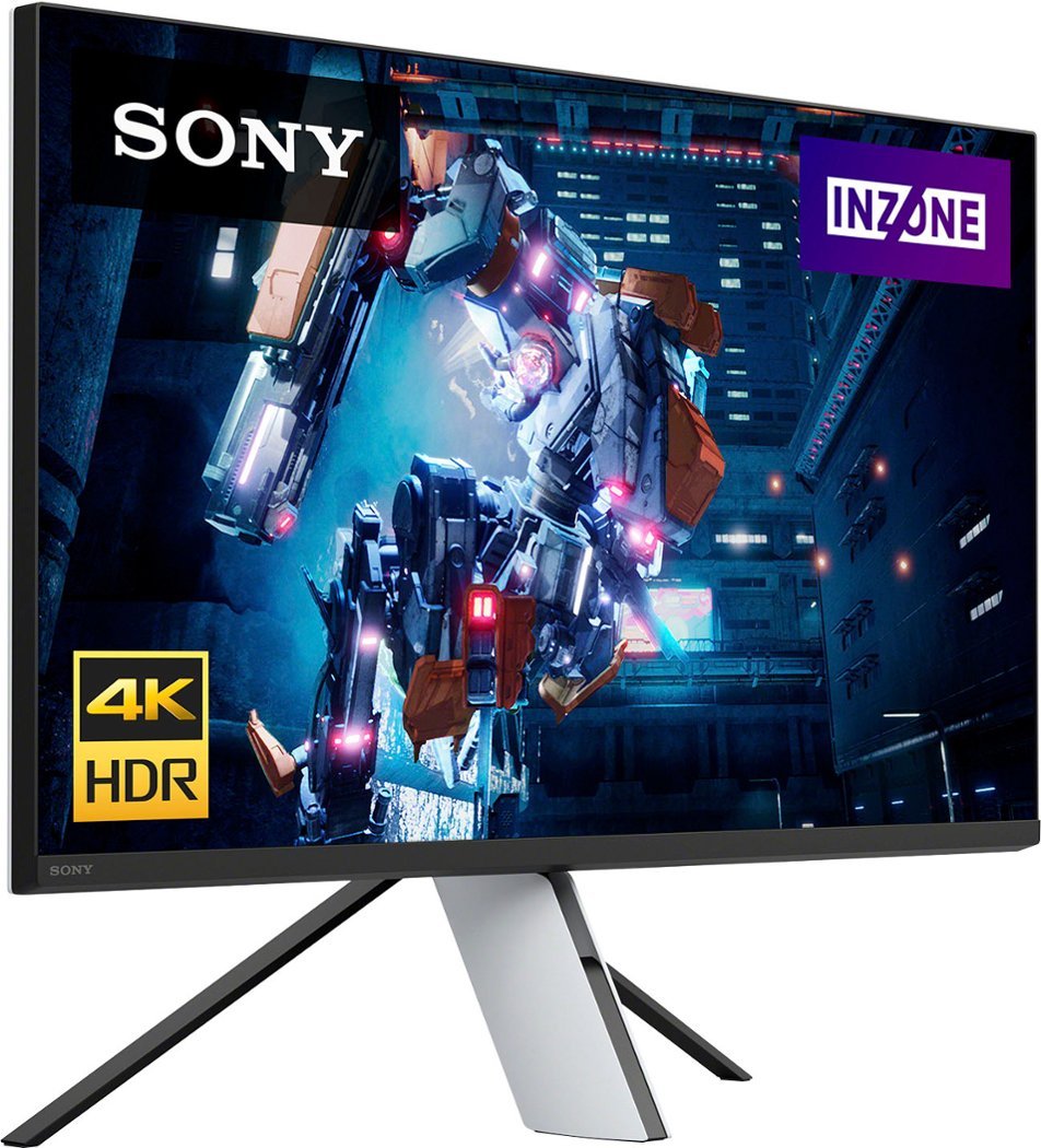 Sony - 27” INZONE M9 4K HDR 144Hz Gaming Monitor with Full Array Local Dimming and NVIDIA G-SYNC - White