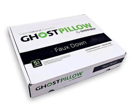 Ghostbed - Faux Down Pillow - White