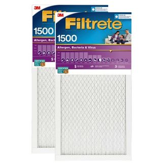 Filtrete - 16" x 25" x 1" Allergen, Bacteria and Virus Smart Air Filter - White