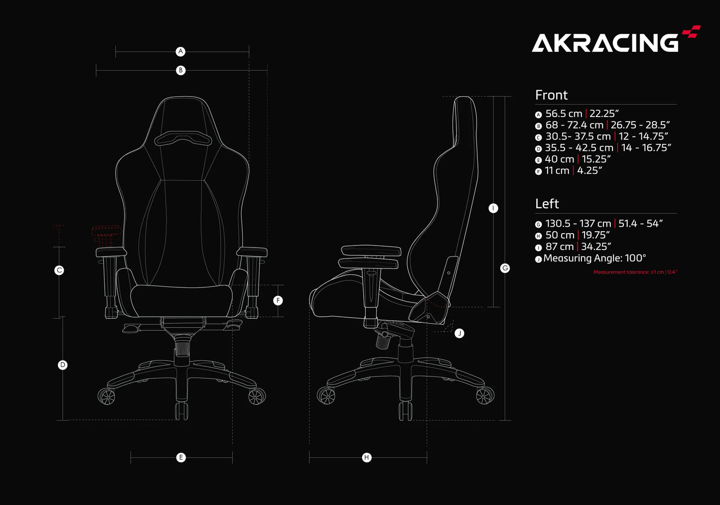 AKRacing - Masters Series Premium Gaming Chair - White/Red/Blk