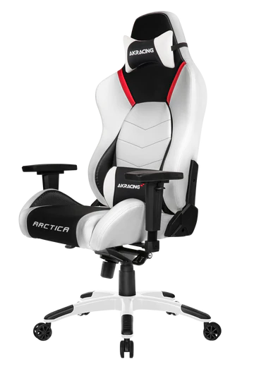 AKRacing - Masters Series Premium Gaming Chair - White/Red/Blk