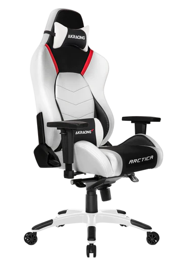 AKRacing - Masters Series Premium Gaming Chair - White/Red/Blk