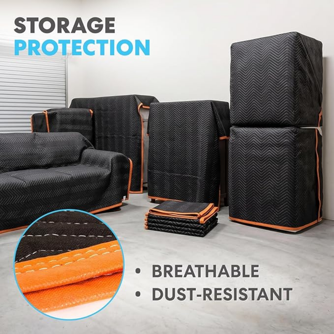 Heavy Duty Padded Moving Blankets 72" x 40"