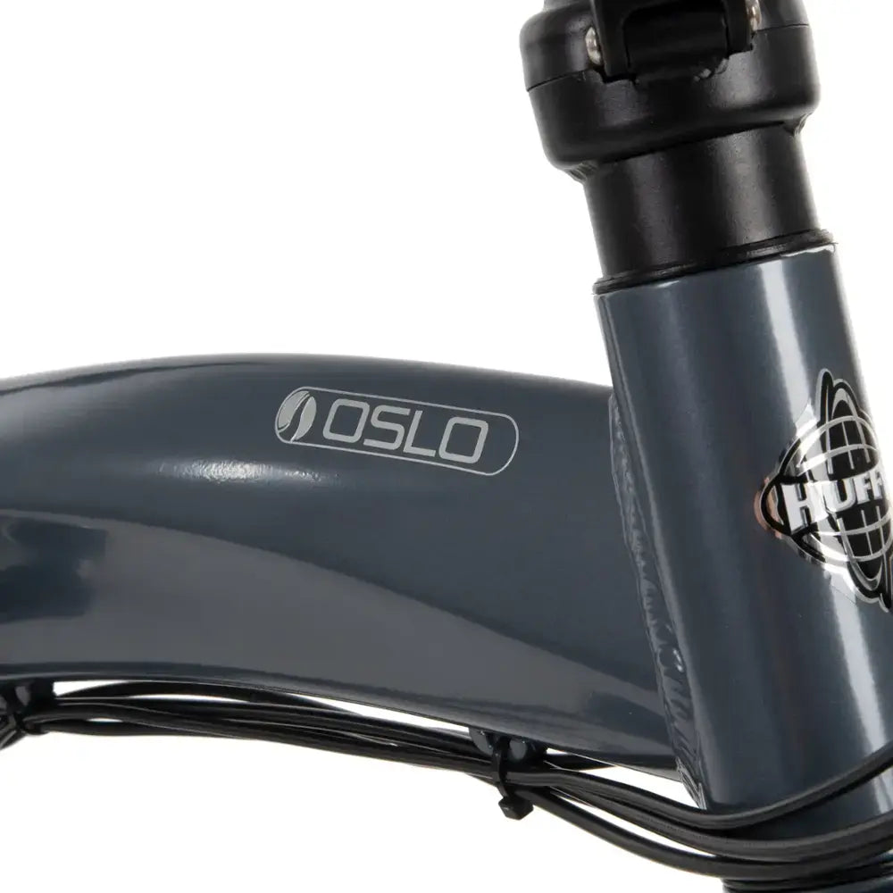 Huffy - Oslo Folding E-Bike w/ 25 mi max Operating Range & 20 mph max Speed - Blue