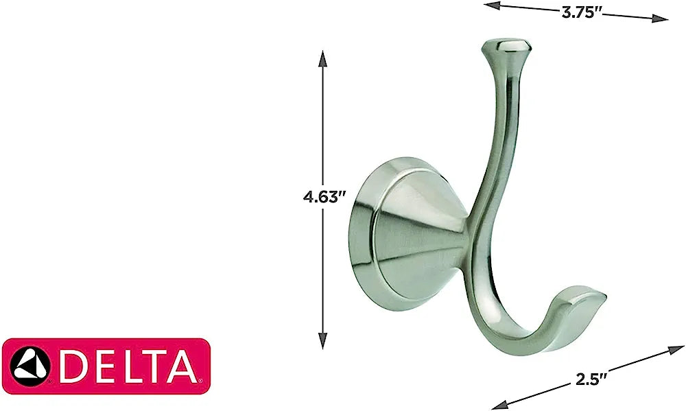 Delta Faucet 73935-BN1 Carlisle Multi-Purpose Hook, SpotShield Brushed Nickel