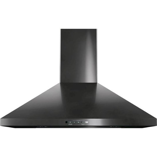 GE - 30" Convertible Range Hood - Black stainless steel