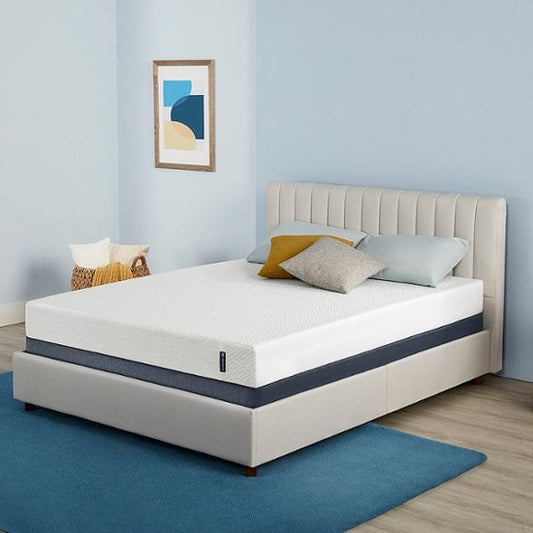 Serta - For Ewe 7" Medium Firm Gel Memory Foam Queen Mattress