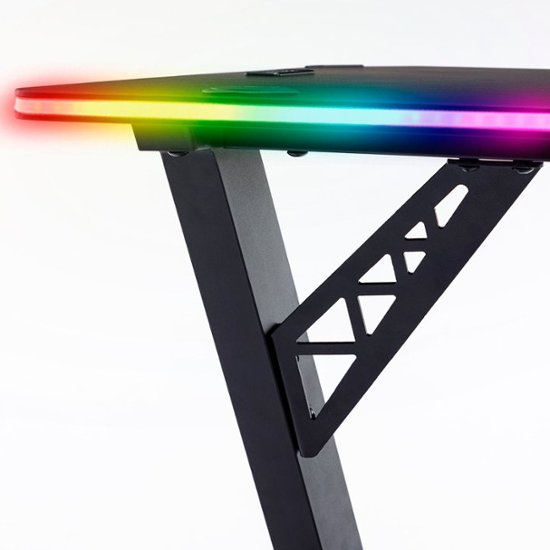 X Rocker Cobra Gaming Desk with RGB Lighting Black 315 Sales