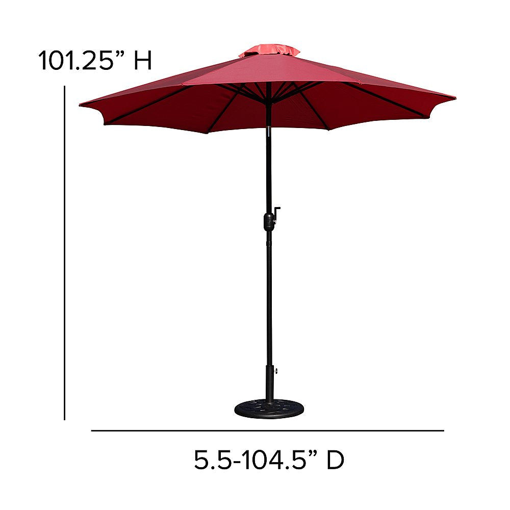 Flash Furniture - Kona Patio Umbrella - Red